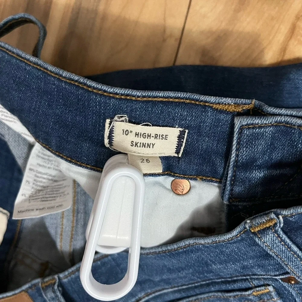 Lot of 2 Madewell Women's Jeans Sz 26 Skinny 9